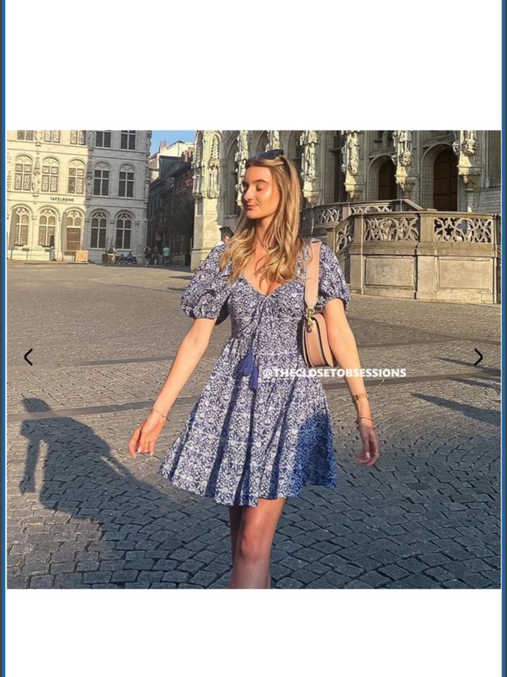 ZARA PRINTED SHORT DRESS